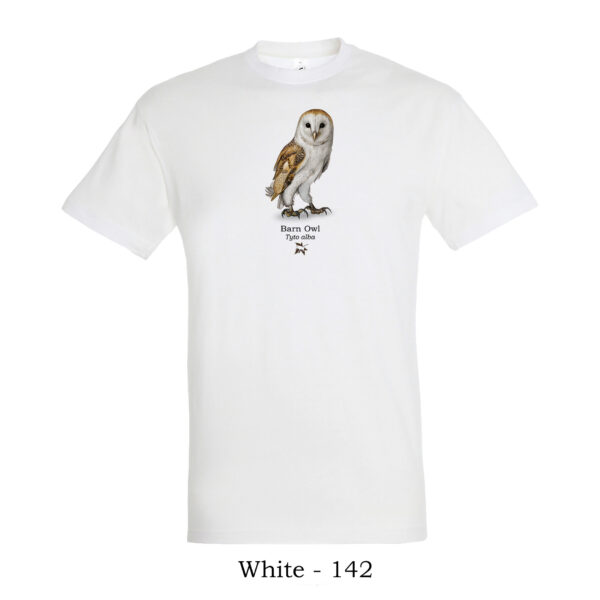 t-shirt μπλουζάκι με Τυτώ Tyto alba πτηνά της Ελλάδας