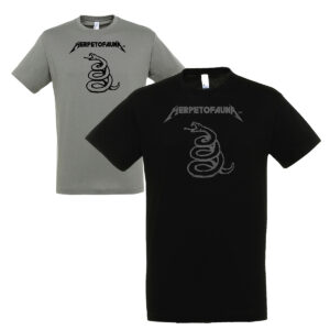 T-shirt με λογότυπο herpetofauna.gr σε στυλ Metallica Black Album